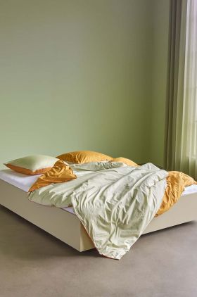 Hübsch un set de lenjerie de pat din bumbac Aki Bed Linen, 60x63/140x200 cm