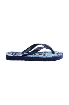 Havaianas slapi copii KIDS ATLHETIC culoarea albastru marin