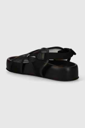 AGL sandale Jane Cross femei, culoarea negru, cu platforma, D685012PGK62481013