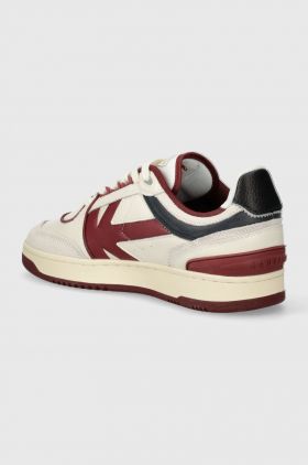 Kaotiko sneakers BOSTON PIPING culoarea bordo, AO005.01.2600