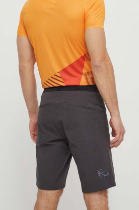 LA Sportiva pantaloni scurti Flatanger barbati, culoarea gri, F39900903