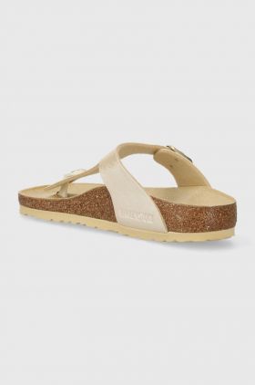 Birkenstock slapi copii Gizeh Kids BF Graceful culoarea bej