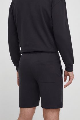 HUGO pantaloni scurți de lounge culoarea negru, melanj 50514982