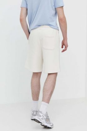 HUGO Blue pantaloni scurți din bumbac culoarea bej 50510728