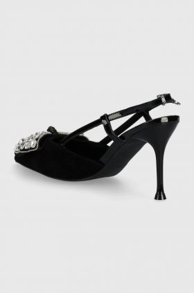 GOE pantofi cu toc culoarea negru, NN2N4232