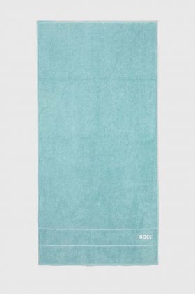 BOSS prosop din bumbac Plain Aruba Blue 70 x 140 cm