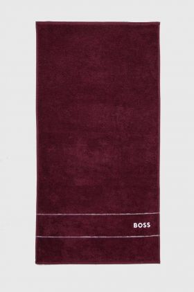 BOSS prosop din bumbac Plain Burgundy 50 x 100 cm