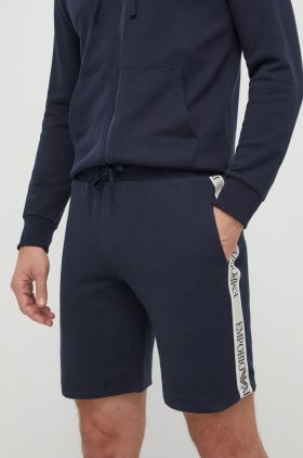 Emporio Armani Underwear pantaloni scurți de lounge culoarea albastru marin, 111004 4R571