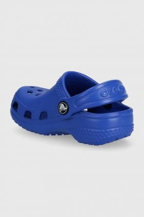 Crocs slapi copii CROCS LITTLES culoarea albastru marin