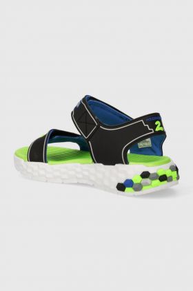 Skechers sandale copii MEGA-SPLASH 2.0 CUBOSHORE culoarea negru