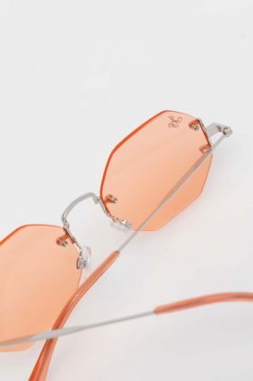 Jeepers Peepers ochelari de soare culoarea argintiu