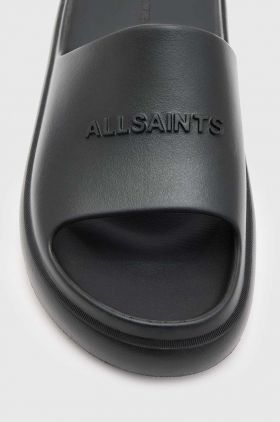 AllSaints papuci Dune barbati, culoarea negru, MF700X