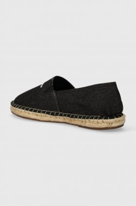 Karl Lagerfeld espadrile KAMINO culoarea negru, KL70104