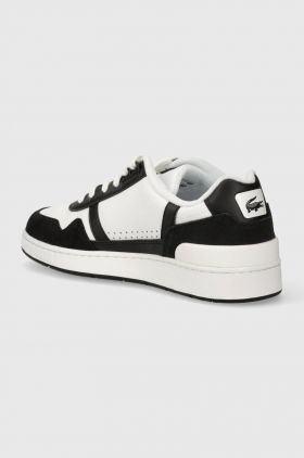 Lacoste sneakers din piele T-Clip Logo Leather culoarea alb, 47SMA0073