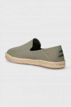 Toms espadrile Santiago culoarea verde, 10020071