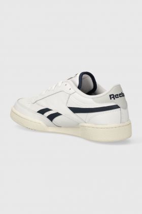 Reebok Classic sneakers din piele Club C culoarea alb, 100074211