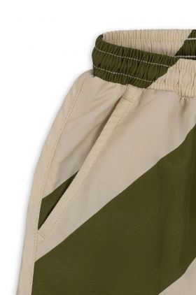 Konges Sløjd pantaloni scurti de baie copii culoarea verde