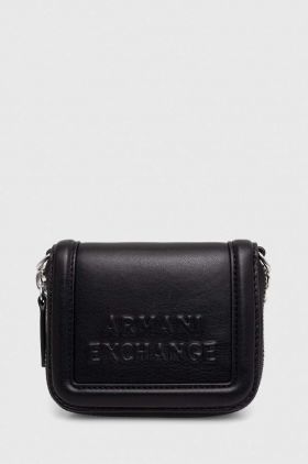 Armani Exchange portofel femei, culoarea negru, 948566 4R729