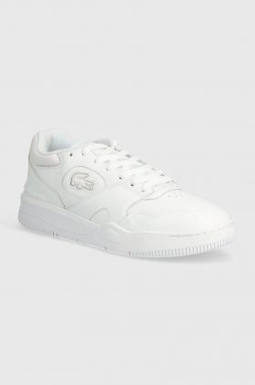 Lacoste sneakers din piele Lineshot Leather Tonal culoarea alb, 46SMA0110