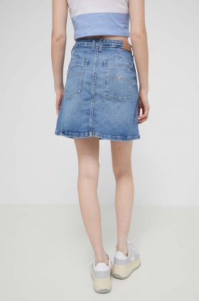 Tommy Jeans fustă din denim mini, creion DW0DW17982