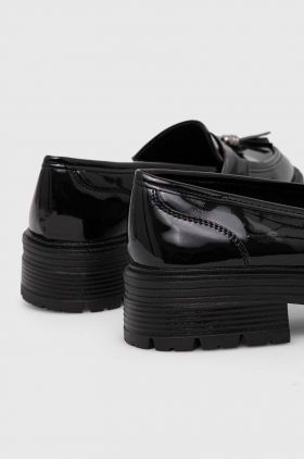 Answear Lab mocasini femei, culoarea negru, cu platforma