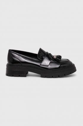 Answear Lab mocasini femei, culoarea negru, cu platforma