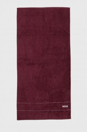 BOSS prosop din bumbac Plain Burgundy 70 x 140 cm