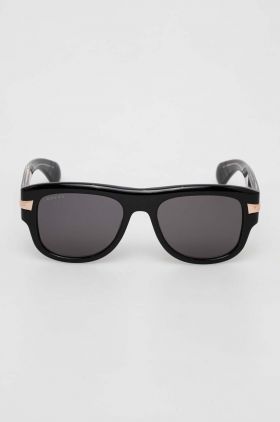 Gucci ochelari de soare barbati, culoarea negru, GG1517S