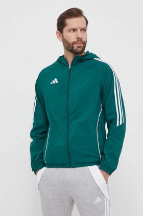 adidas Performance jacheta de antrenament Tiro24 culoarea verde, de tranzitie, IM8810