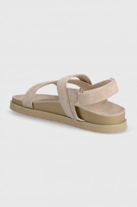 Gant sandale din piele intoarsa Mardale femei, culoarea bej, 28503594.G24