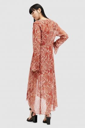 AllSaints rochie LIANA WAIMEA DRESS maxi, evazati, WD559Z