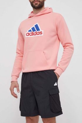 adidas pantaloni scurti barbati, culoarea negru, IS7612