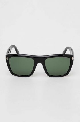 Tom Ford ochelari de soare barbati, culoarea negru, FT1077_5501N