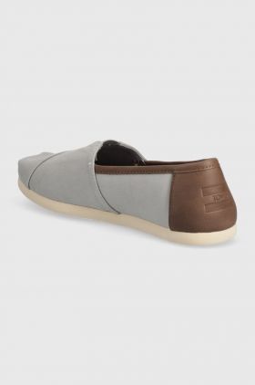 Toms espadrile Alpargata culoarea gri, 10020888