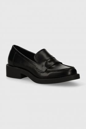 Answear Lab mocasini femei, culoarea negru, cu toc plat