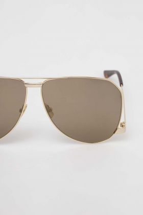 Saint Laurent ochelari de soare barbati, culoarea auriu, SL 690 DUST