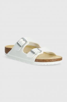 Birkenstock papuci Arizona femei, culoarea alb, 1026500