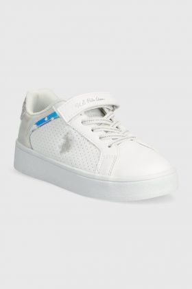 U.S. Polo Assn. sneakers pentru copii GAIA001A culoarea alb