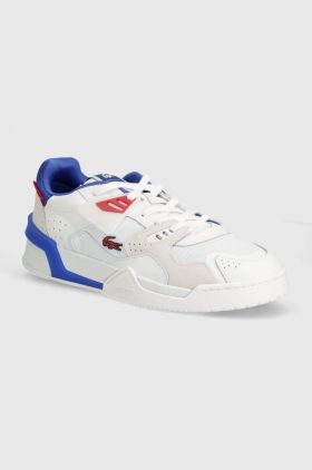 Lacoste sneakers LT 125 Contrasted Tongue Leather culoarea alb, 47SMA0095