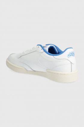 Reebok Classic sneakers din piele Club C 85 culoarea alb, 100074476