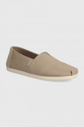 Toms espadrile Alpargata culoarea bej, 10020878