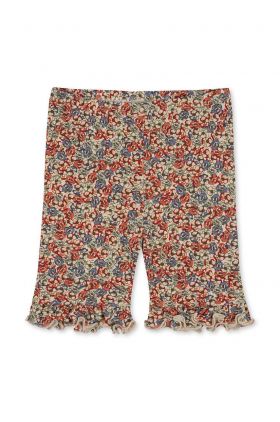 Konges Sløjd pantaloni scurți din bumbac pentru copii culoarea rosu, modelator