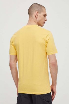 Ellesse tricou din bumbac Lentamente T-Shirt barbati, culoarea galben, cu imprimeu, SHV11918