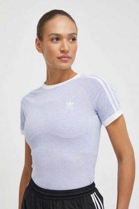 adidas Originals tricou femei, culoarea violet, IR8108