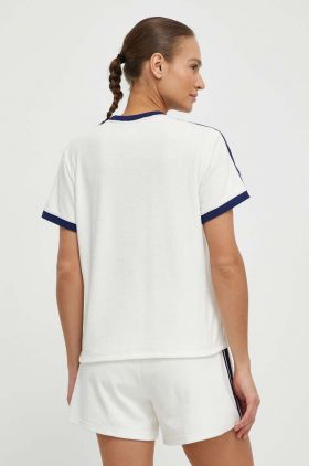 adidas Originals tricou Terry femei, culoarea alb, IT9842