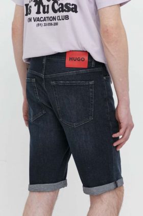 HUGO pantaloni scurți din bumbac culoarea gri 50515285