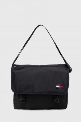 Tommy Jeans geantă culoarea negru AM0AM12131