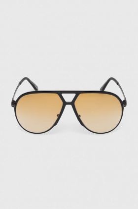 Tom Ford ochelari de soare barbati, culoarea negru, FT1060_6401F