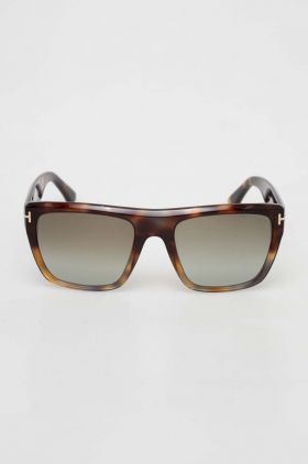 Tom Ford ochelari de soare barbati, culoarea maro, FT1077_5555G