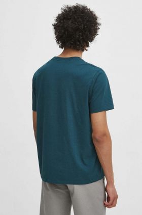 Medicine tricou din bumbac barbati, culoarea verde, cu imprimeu